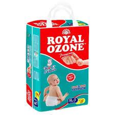 Royal Ozone Baby Diaper XL Size 5 Pack 50 Pcs