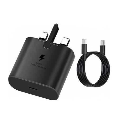 Samsung 45W Power Adapter with USB-C to USB-C Cable (5A/1.8m) 3 Pin