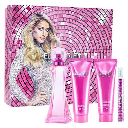 Paris Hilton Electrify Gift Set for Women - EDP 100ml + Body Lotion 90ml + Shower Gel 90ml (608940581889)
