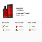 Davidoff Hot Water Fragrance For Men EDT 110ml (3607344163773)
