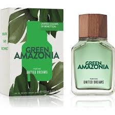 Benetton United Dreams Green Amazonia Eau De Toilette for Men 100ml (8433982025709)