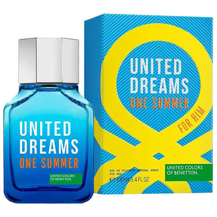 Benetton United Dreams One Summer Eau De Toilette for Men 100ml (8433982011153)