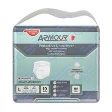 Armour Adult Diaper Pants Large Pack 10 Pcs