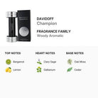 Davidoff Champion Fragrance For Men EDT 90ml (3607340188602)