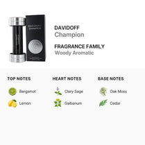 Davidoff Champion Fragrance For Men EDT 90ml (3607340188602)