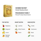Women'Secret Gold Seduction Eau De Parfum for Women 100ml (8411114054919)