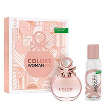 Benetton Colors Rose Set EDT 80ml + Deodorant 150ml For Women (8433982024740)