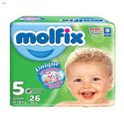 Molfix Baby Diaper Junior Size 5 Pack 26 Pcs