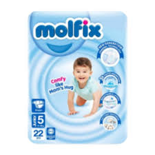 Molfix Baby Diaper Junior Size 5 Pack 22 Pcs