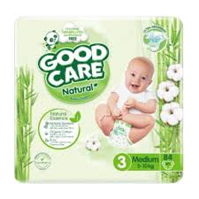 Good Care Natural Baby Diaper Medium Size 3 Jumbo Pack 84 Pcs