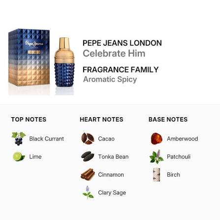 Pepe Jeans London Celebrate Him Eau De Parfum for Men 100ml (8436581940268)