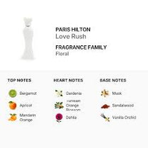 Paris Hilton Love Rush Women EDP Spray 3.4oz 100ml (608940583562)