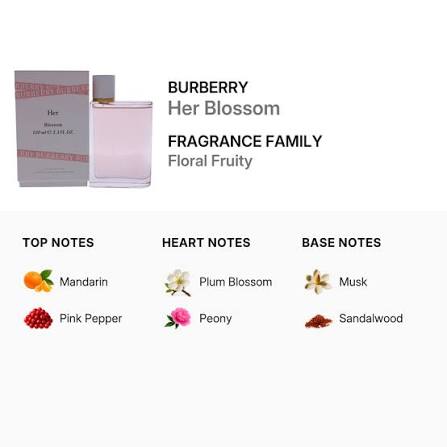 Burberry Her Blossom Eau De Toilette for Women 100ml (3614227413399)