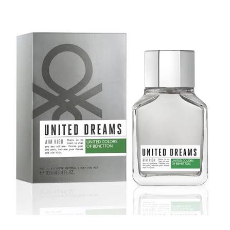 Benetton United Dreams Aim High Eau De Toilette for Men 100ml (8433982002243)