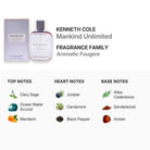Kenneth Cole Mankind Unlimited Eau De Toilette for Men 100ml (608940580493)