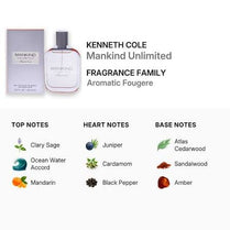 Kenneth Cole Mankind Unlimited Eau De Toilette for Men 100ml (608940580493)