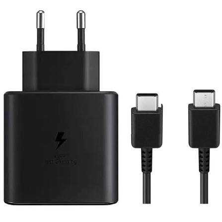 Samsung 45W Power Adapter with USB-C to USB-C Cable (5A/1.8m) 2 Pin
