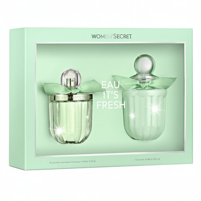 Women'Secret Eau It's Fresh Gift Set - EDT 100ml + Body Lotion 200ml (8411114000039)