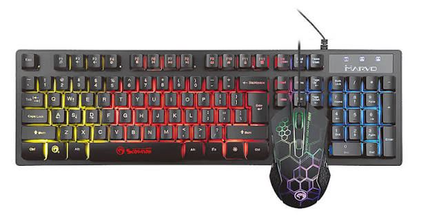 Marvo KM409 Wired Gaming Keyboard & Mouse Combo