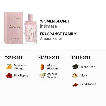 Women'Secret Intimate Eau De Parfum for Women 100ml (8436581941982)