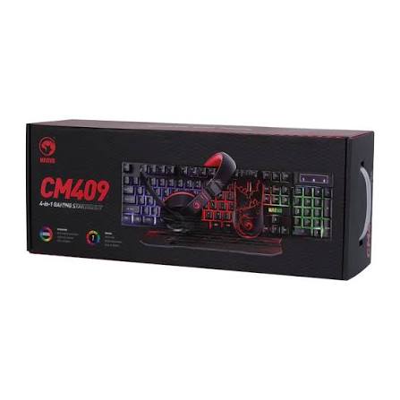 Marvo CM409 EN 4-in-1 Gaming Combo Keyboard Mouse Headset Mouse Pad