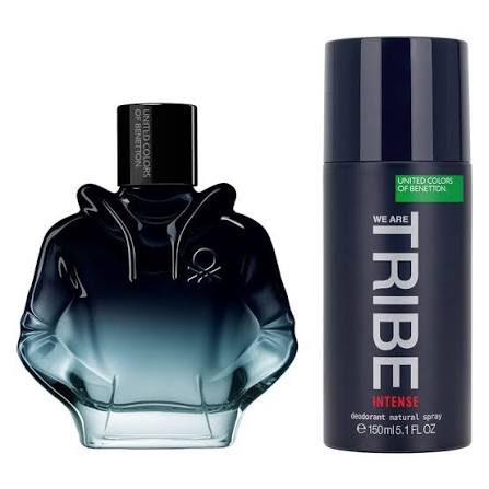 Benetton We Are Tribe Intense Gift Set for Men - EDP 90ml + Deodorant Spray 150ml (8433982026027)