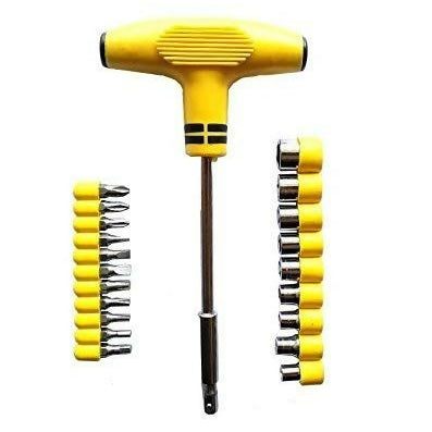 T Tool Set Pack Of 24 Screw Driver Branded Kit