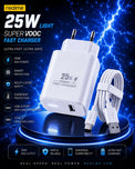 Realme 25W SuperVOOC Fast Charger with Type-C Cable