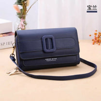 Double Zipper Women's Wallet Crossbody Bag - Stylish Mobile Pouch & Card Holder Purse