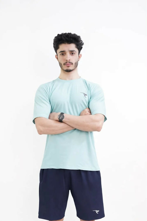 AUH Aero-Fit Performance Crew-Seafoam Green