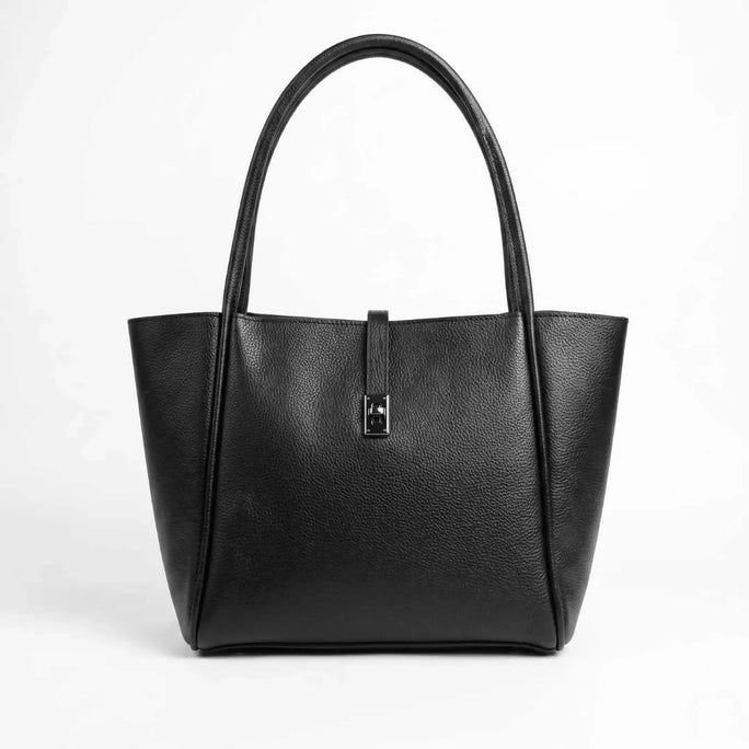 WestStyle - Women's 2PCs Joblet Tote Bag in Black Color