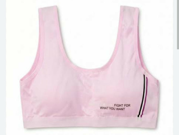 Bra for Women & Girls | Ladies Cotton Seamless Padded Sports Bra | Wireless Stretchable Comfortable Everyday Bralette | Printed Women's Innerwear Undergarments