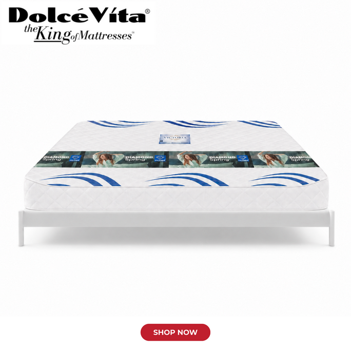 Dolce Vita Victoria Bonnell Spring Mattress | 8 Years Brand Warranty