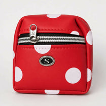 Mini Backpack Cute Cosmetic Bag for Women, Creative Cute Pendant Keychain Key-chains Keyrings PU Makeup Bag Key Lipstick Card Holder Data Cable Organizer Zipper Pouch