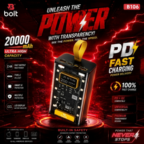Bolt B106 20000mAh Transparent Power Bank