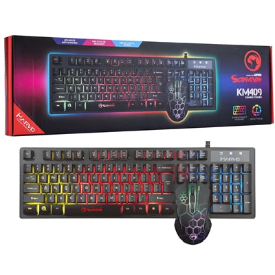 Marvo KM409 Wired Gaming Keyboard & Mouse Combo