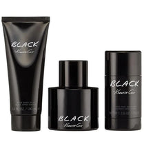 Kenneth Cole Black Gift Set for Men - EDT 100ml + After Shave Balm 100ml + Deodorant Stick 78g (608940555293)