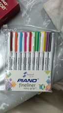 Piano Fineliner Easy Grip™ Pack (10 Pieces)
