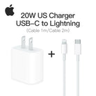 Original Apple 20watt/ USB-C to USB-C Fast Charging Cable & Power Adapter | PD Charger | Type C Data Sync Cable for iPhone 15, MacBook, iPad Pro, Samsung & All Type-C Devices (1m/2m)