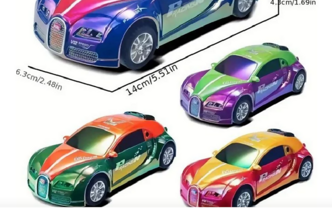 Kids Toys Inertia Drift Car Toy for Kids 3-6 Years, Push Go Friction Powered Vehicles, Stunt Cars for Toddlers Old Kids Toys for Boys and Girls