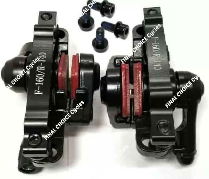 Bicycle / Cycle Mechanical Disc Brake Caliper Set BOLIDS
