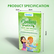 Sumifun Cooling Gel Patch for Kids & Adults | Soft Cooling Gel Sheets | Forehead Cooling Patch | Instant Cooling Comfort | 8-Hour Cooling Patch
