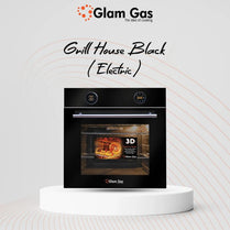 Glam Gas Grill House Electric Oven Black 61 Liter With Official Warranty