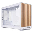LIAN LI DAN Cases A3 mATX PC Case With Wooden Front & Tempered Glass Side Panel