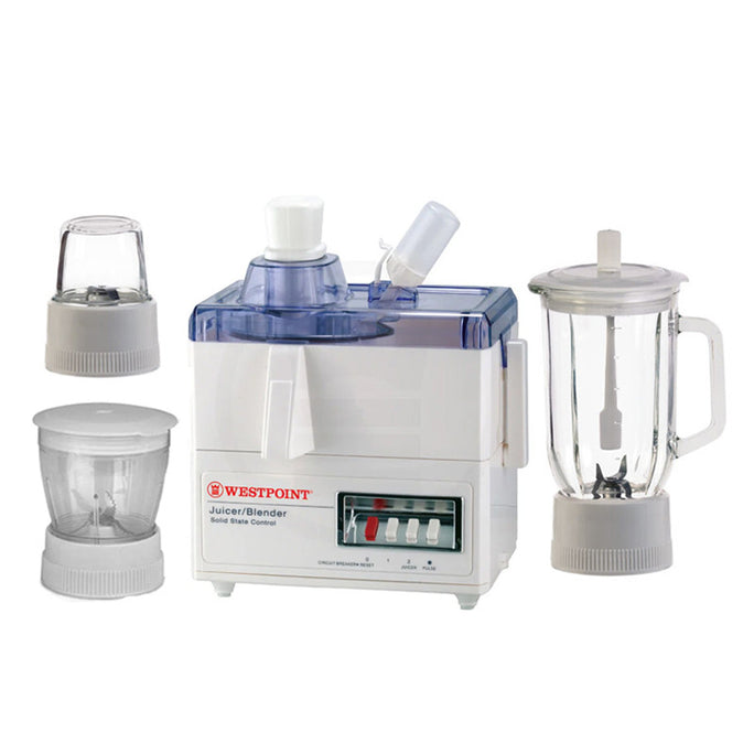 WestPoint WF-8814 Deluxe 4 In 1 Juicer, Blender, Dry Mill & Chopper With Official Warranty