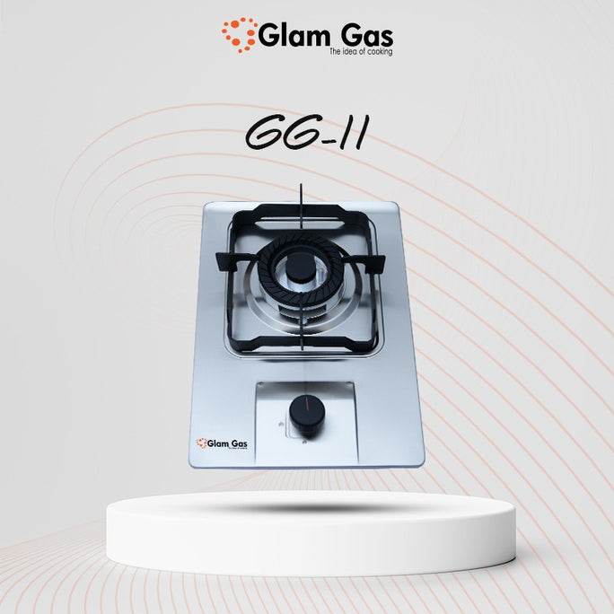Glam Gas GG-11 Stainless Steel Built In Hob With Official Warranty