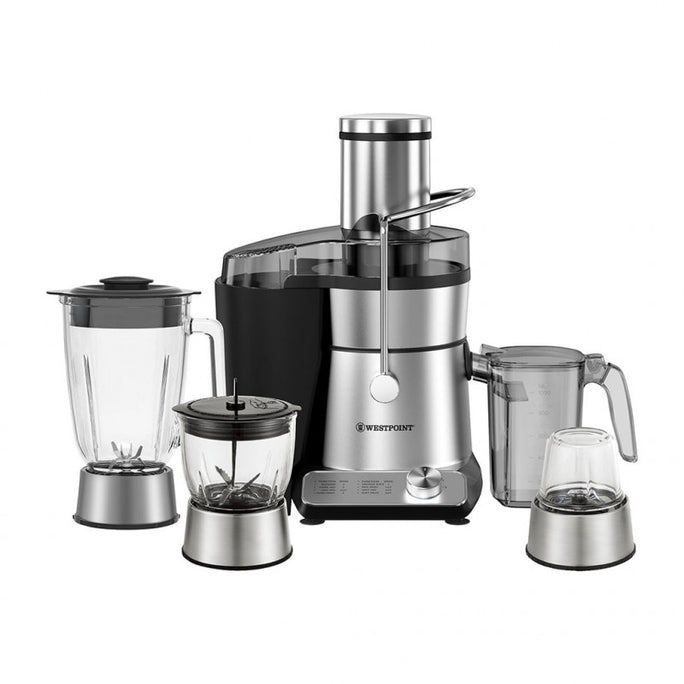 WestPoint WF-1845 Deluxe 4 In 1 Juicer, Blender, Dry Mill & Chopper With Official Warranty