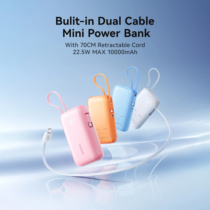 Joyroom JR-PR2L 35W Mini Power Bank 10000mAh With Built-in Type-C Cable