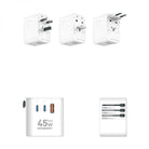 XZone X-TA20 45W Universal Travel Converter Adapter Fast Charging