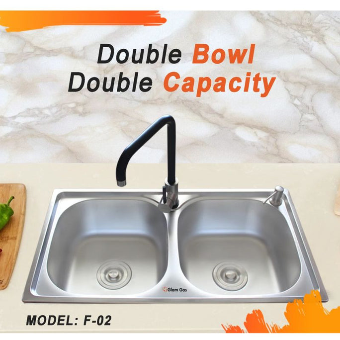 Glam Gas F-02 Built In Sink